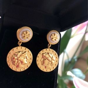 Tory burch gold earrings